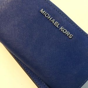 Michael Kors Cobalt Blue Wristlet